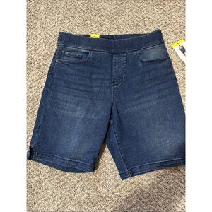 DKNY Jeans Women's Bermuda Shorts Pull-On Elastic Waistband Stretch NWT Denim S